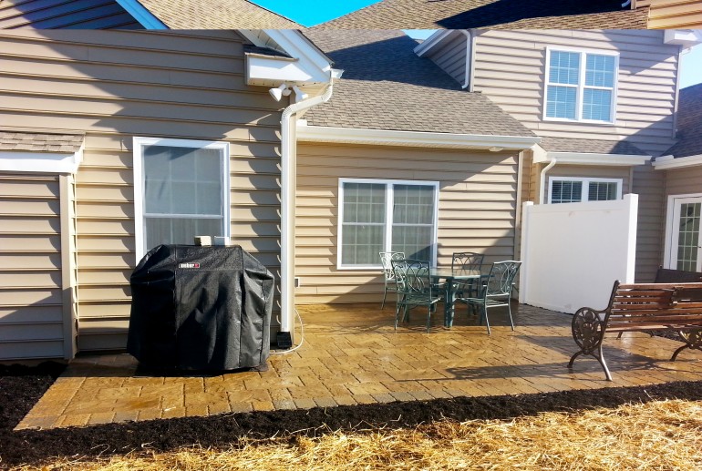 Slab Patio Install