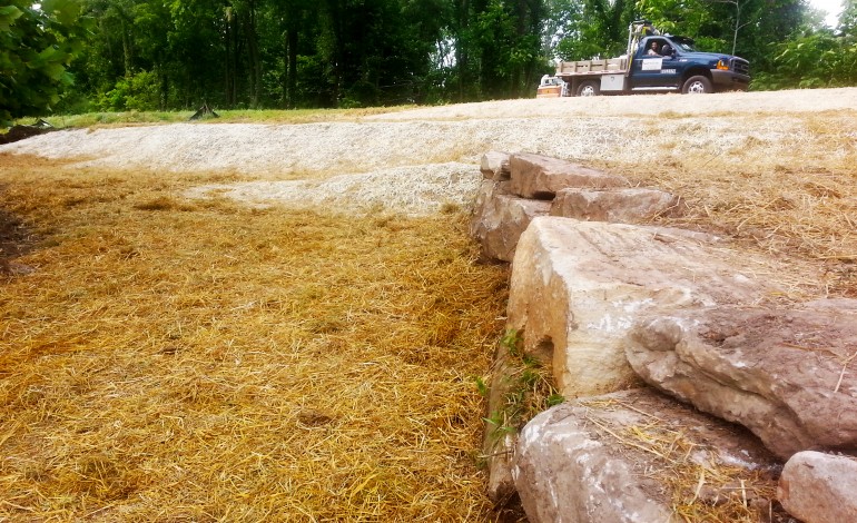 Natural Boulder Wall/Terraces