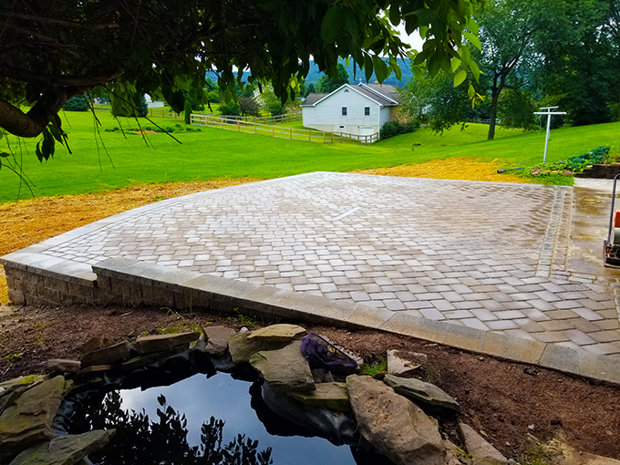 Raised Terrace Patio